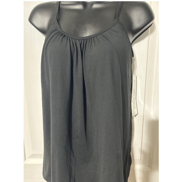 32 Degrees Cool Black Tank Top Women's Medium Sleeveless Activewear Built in Bra - Picture 2 of 8